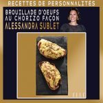 Recettes de personnalités : Alessandra Sublet
